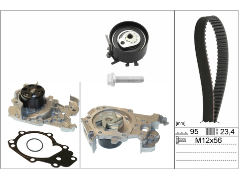 Schaeffler INA Distributieriemset voor o.a. Peugeot, Citroën, Peugeot (Df-Psa) - 530 0237 10, 4005108307408 Schaeffler INA Distributieriemset voor o.a. Peugeot, Citroën, Peugeot (Df-Psa) - 530 0237 10, 4005108307408