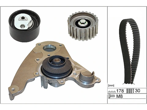 Schaeffler INA Waterpomp, motorkoeling voor o.a. Toyota, Lexus - 538 Schaeffler INA Waterpomp, motorkoeling voor o.a. Toyota, Lexus - 538