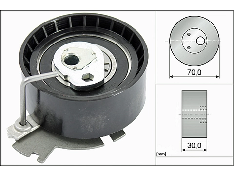 Tensioner Pulley, v-ribbed belt 531073610 Ina Tensioner Pulley, v-ribbed belt 531073610 Ina