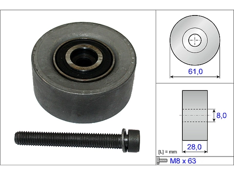 CINGHIA DENTATA BOSCH Per Fiat Volvo 131 Familiare/Panorama 74-95 - Foto 8
