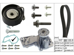 Water Pump & Timing Belt Kit HEPPK05570 HEPU