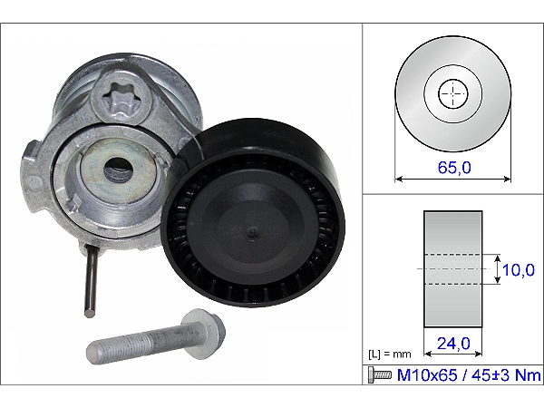 Deflection/Guide Pulley, v-ribbed belt 532053410 Ina Deflection/Guide Pulley, v-ribbed belt 532053410 Ina