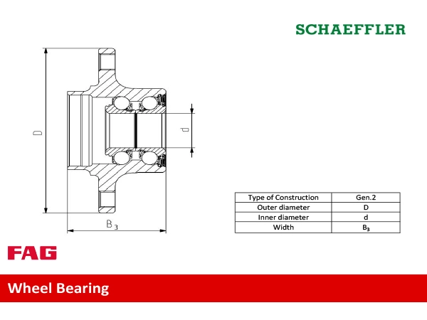 Produktbild von FAG LAGERUNG, HILFSRAHMEN/AGGREGATETRÄGER 829 0550 10 Für OPEL EUR 12